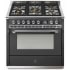 Steel Cucine Ascot Series AQY9M4MANC - 36 Inch Freestanding Gas Range