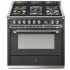 Steel Cucine Ascot Series AQY9M4MANN - 36 Inch Freestanding Gas Range