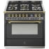 Steel Cucine Ascot Series AQY9M4MANO - 36 Inch Freestanding Gas Range
