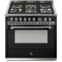 Steel Cucine Ascot Series AQY9M4MBAC - 36 Inch Freestanding Gas Range