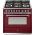 Steel Cucine Ascot Series AQY9M4MBRC - 36 Inch Freestanding Gas Range