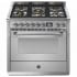 Steel Cucine Ascot Series AQY9M4MSSC - 36 Inch Freestanding Gas Range