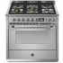 Steel Cucine Ascot Series AQY9M4MSSN - 36 Inch Freestanding Gas Range