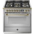Steel Cucine Ascot Series AQY9M4MSSO - 36 Inch Freestanding Gas Range