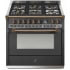 Steel Cucine Ascot Series AQY9M6WANB - 36 Inch Freestanding Gas Range