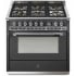 Steel Cucine Ascot Series AQY9M6WANC - 36 Inch Freestanding Gas Range