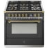 Steel Cucine Ascot Series AQY9M6WANO - 36 Inch Freestanding Gas Range
