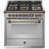 Steel Cucine Ascot Series AQY9M6WSSB - 36 Inch Freestanding Gas Range