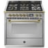Steel Cucine Ascot Series AQY9M6WSSO - 36 Inch Freestanding Gas Range