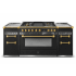 Steel Cucine Ascot Series AQY9S4MANO - 36 Inch Freestanding Dual Fuel Range