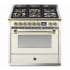 Steel Cucine Ascot Series AQY9S4MNAO - 36 Inch Freestanding Dual Fuel Range