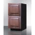 Summit ASDR1524PNR - 15 Inch Built In 2-Drawer Refrigerator Angle