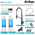Kraus FS1000KFF2631MB - KRAUS® Purita™ 2-Stage Under-Sink Filtration System with 2-in-1 Single Handle Drinking Water Filter Kitchen Faucet - Kit Included