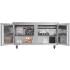 Koolmore KMUCF15SS - 60 Inch Two Door Commercial Undercounter Freezer