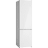 Bosch 800 Series B24CB80ESW - 24 Inch Counter Depth Freestanding Bottom Freezer Smart Refrigerator with 12.8 cu. ft. Total Capacity in Angled View