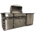 Tru Islands B28011202LP - Image Shown is for Stacked Stone Gray with Steel Gray Polished Countertop