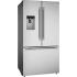 Bosch 500 Series B36FD52SNS - 36 Inch Freestanding French Door Smart Refrigerator in Angled View