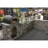 Tru Islands B37011202 - 8' Stacked Stone Gray with Cloudy White Countertop with Pizza Oven and Bar Attachments