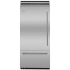 BlueStar PRO BBB36L3CCPLT - PRO 36 Inch Built-In Bottom Freezer Refrigerator in Front View