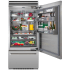 BlueStar PRO BBB36R3CFPLT - PRO 36 Inch Built-In Bottom Freezer Refrigerator in Opened View