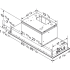 Broan BBN2303SS - PowerPack Series Cabinet Insert Range Hood in Dimensions Guide View