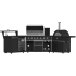 Forno FODKT2551BLK - 145 Inch Freestanding Bbq Grill with 87,600 BTU BBQ Stainless-Steel Burners