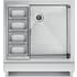 DCS Series 9 BC125AC - Series 9 Beverage Chiller Bottle Holder Accessory Front