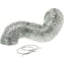GE Parts PM8X73 - 8 Ft. Flexible Dryer Duct with 2 Clamps