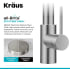 Kraus Oletto Series FS1001KFF2631SFS - 2-in-1 Commercial Style Pull-Down Single Handle Water Filter Kitchen Faucet with 2-Stage Under-Sink Filtration System