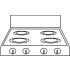 BlueStar BG636DF - 6" Backguard for 36" Dual Fuel Series