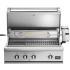 DCS Series 7 BH136RIN - 36 Inch Built-In Gas Grill with 871 sq. in. Total Cooking Area in Opened Hood View