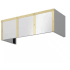 Zephyr Designer Forte BKDC13612ASG - 12” Duct Cover Banding Kit in Satin Gold