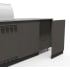 Blaze BSNST40BCKPGUN - Blaze Sunset 10-Ft Outdoor Kitchen Island Back Panels in Architectural Bronze (40-Inch Grills)
