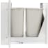 Blaze BLZTRECDRWH - Blaze 20 Inch Roll-Out Double Trash/Recycle Drawer Open