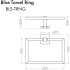 ZLINE BLSTRNGPG - Bliss Towel Ring Dimension