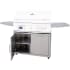 Blaze BLZ4LTEPROCARTLTSC - Grill Cart for 32 Inch Stainless Steel LTE PRO with 2 Side Shelves