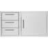 Blaze BLZDDC39RLTSC - Blaze 39 Inch Access Door and Triple Drawer Combo