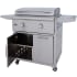 Blaze BLZGRIDDLECARTSC2 - Grill Cart for 30 Inch Stainless Steel LTE with 2 Side Shelves