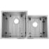 ZLINE SRDR32S - Jackson 32 Inch Undermount Double Bowl Stainless Steel Kitchen Sink Extra Deep, High Capacity Basins
