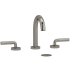 Rohl RIU™ RU08LBN - Riu™ Widespread Lavatory Faucet With C-Spout in Brushed Nickel