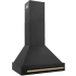 ZLINE Autograph Edition BS655Z30CB - 30 Inch Wall Mount Chimney Range Hood in Angled View