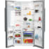 Blomberg BSBS2230SS - The interior features three (3) refrigerator glass shelves, a wine rack, a blue light crisper drawer, door bins, and an automatic defrost freezer.