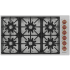 BlueStar X-8™ BURNER BSDCTX8366BL - 36 Inch Cooktop with 6 X-8™ Sealed Burners