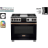BlueStar Dual Fuel Series BSDF364G - 36 Inch Freestanding Dual Fuel Range with 4 Sealed Burners in Front View