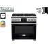 BlueStar Dual Fuel Series BSDF366BCPLT - 36 Inch Freestanding Professional Dual Fuel Range with 6 Sealed Burners in Front View