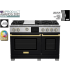 BlueStar Dual Fuel Series BSDF486GLCPLT - 48 Inch Freestanding Dual Fuel Range with 6 Sealed Burners in Front View