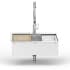 Bull 12535 - 30 Inch Dual Mount Stainless Steel Kitchen Sink with Hot and Cold Water Faucet