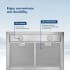 Broan BWP1244SS - 24 Inch Wall Mount Chimney Hood Micro Mesh Filter