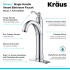 Kraus Ceramic Series CKCV1211005ORB - Faucet Features