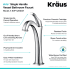 Kraus Elavo Series CKCV1251200ORB - Faucet Features